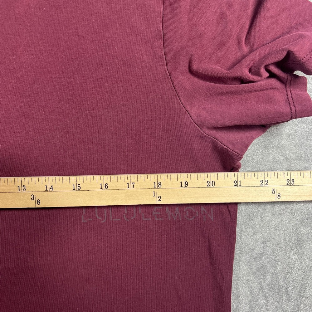 Lululemon Lunar New Year Five-Year Basic Tee Burgundy Number Print‎ Size L - Picture 8 of 8
